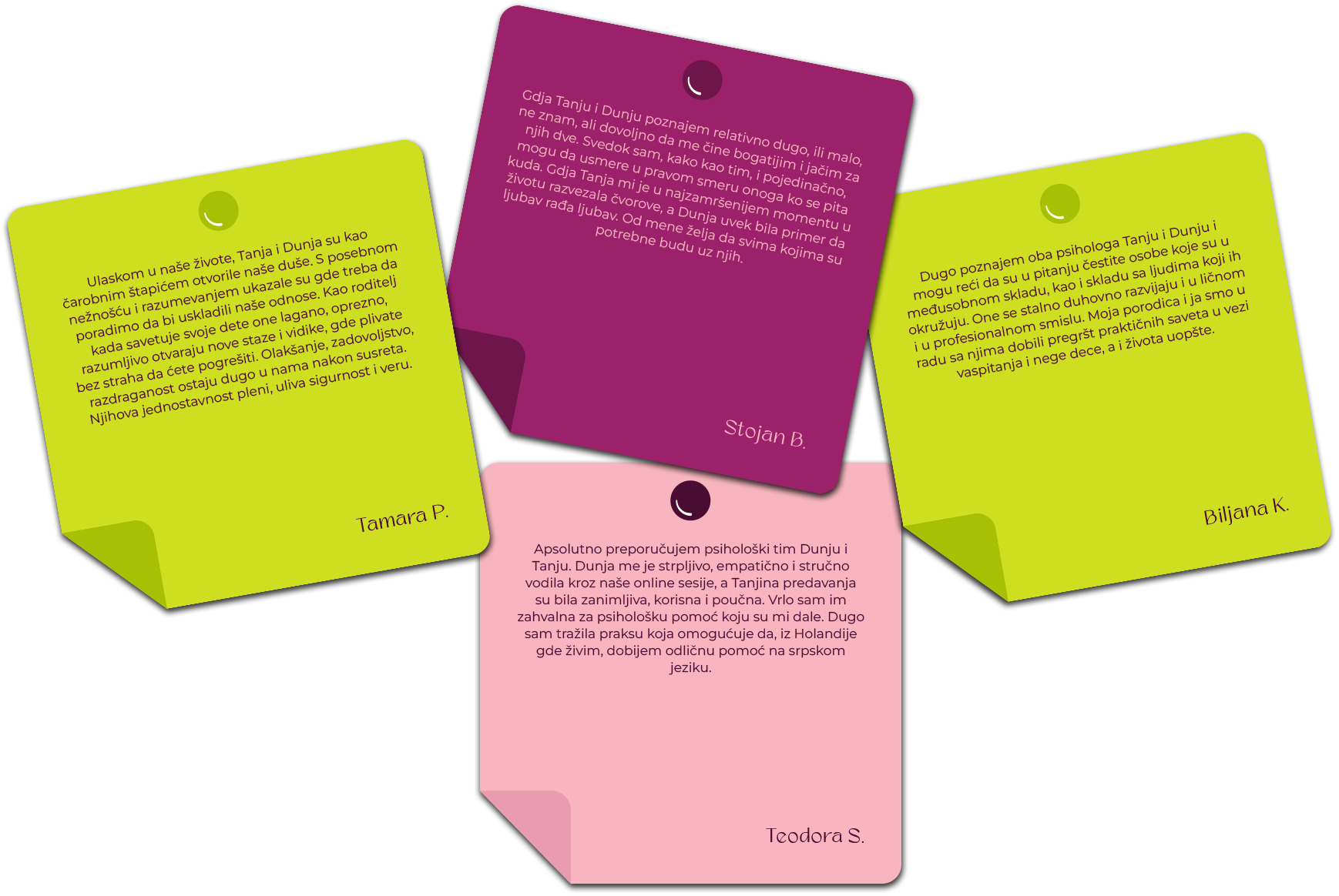 Preporuke Tim Psihologije skada